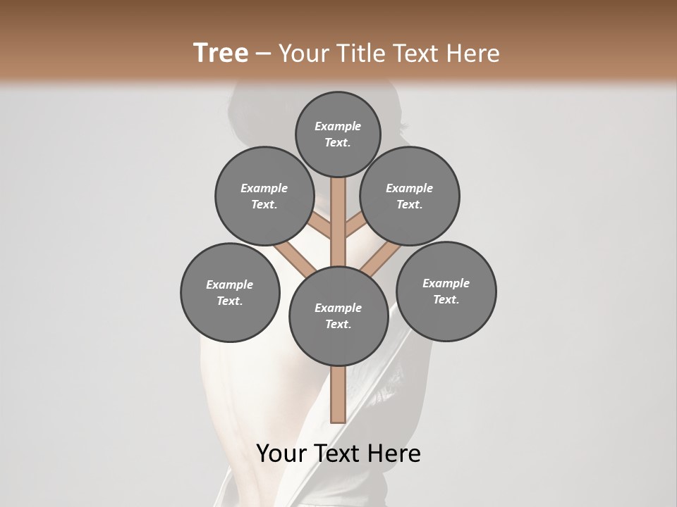 Romantic Skin Dress PowerPoint Template