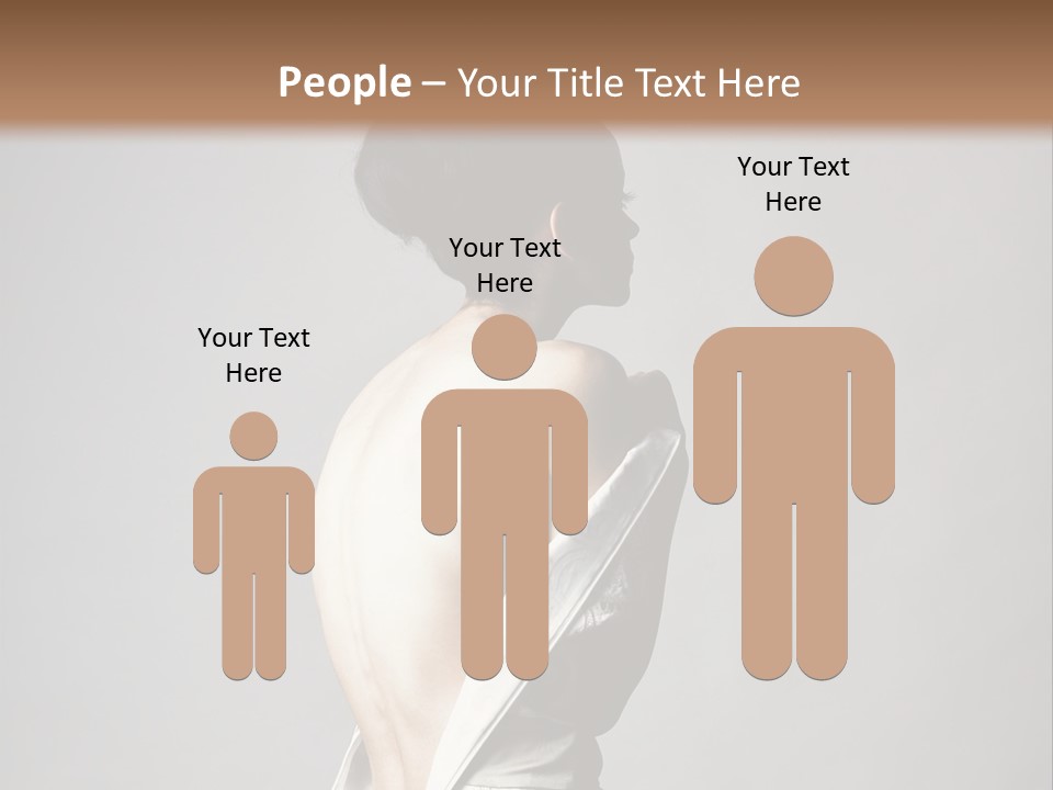 Romantic Skin Dress PowerPoint Template