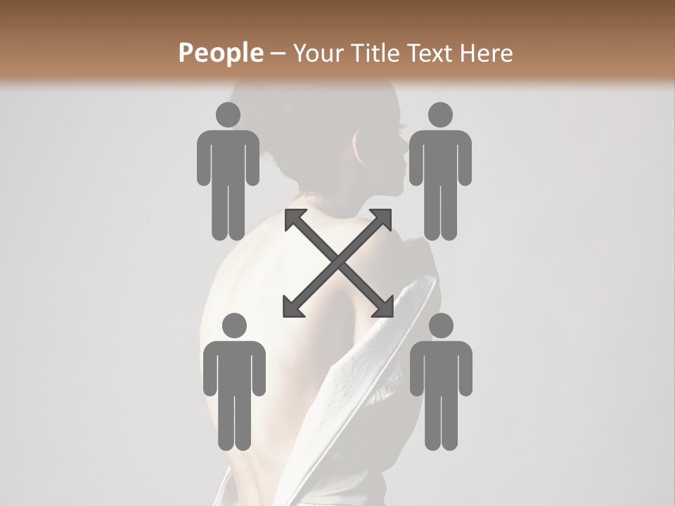 Romantic Skin Dress PowerPoint Template