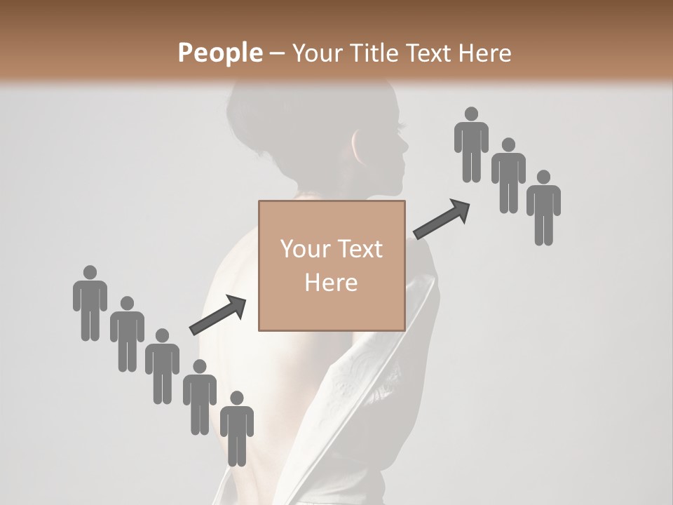 Romantic Skin Dress PowerPoint Template