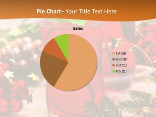 Juice Glass Season PowerPoint Template