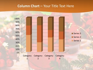 Juice Glass Season PowerPoint Template