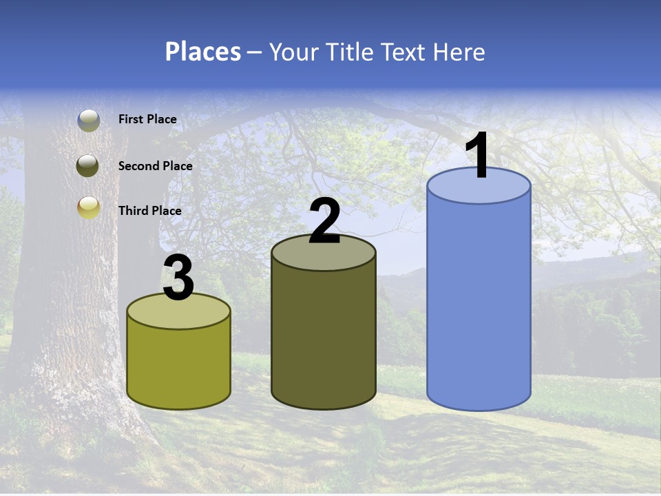 Sumava Mountainous Countryside PowerPoint Template