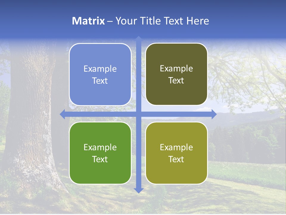 Sumava Mountainous Countryside PowerPoint Template