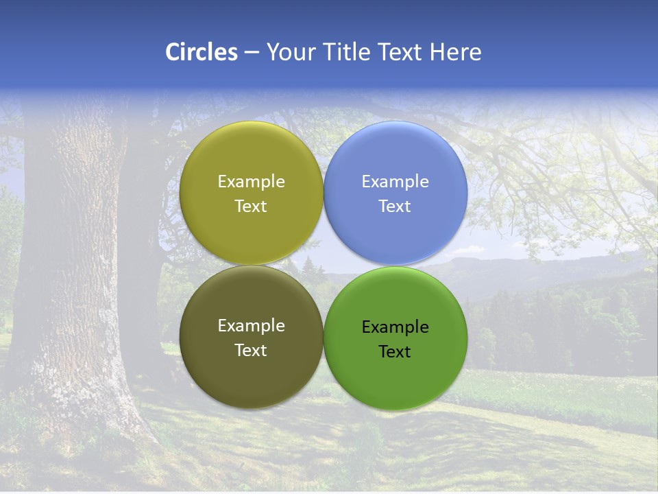 Sumava Mountainous Countryside PowerPoint Template