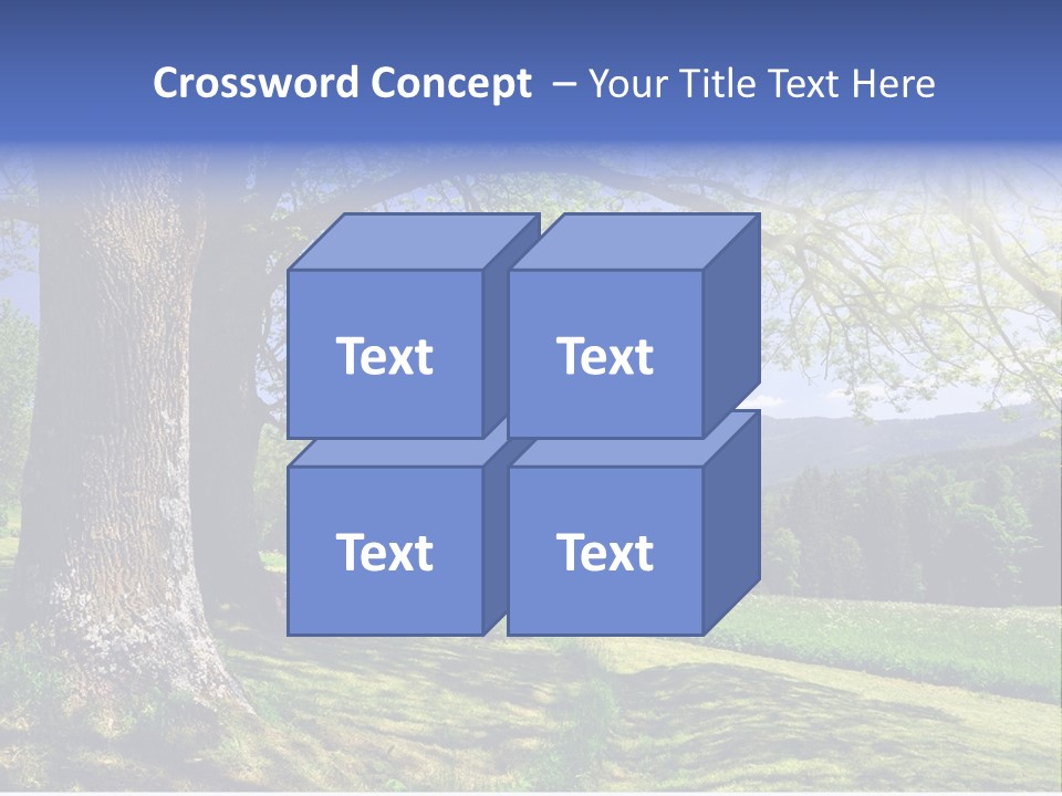 Sumava Mountainous Countryside PowerPoint Template