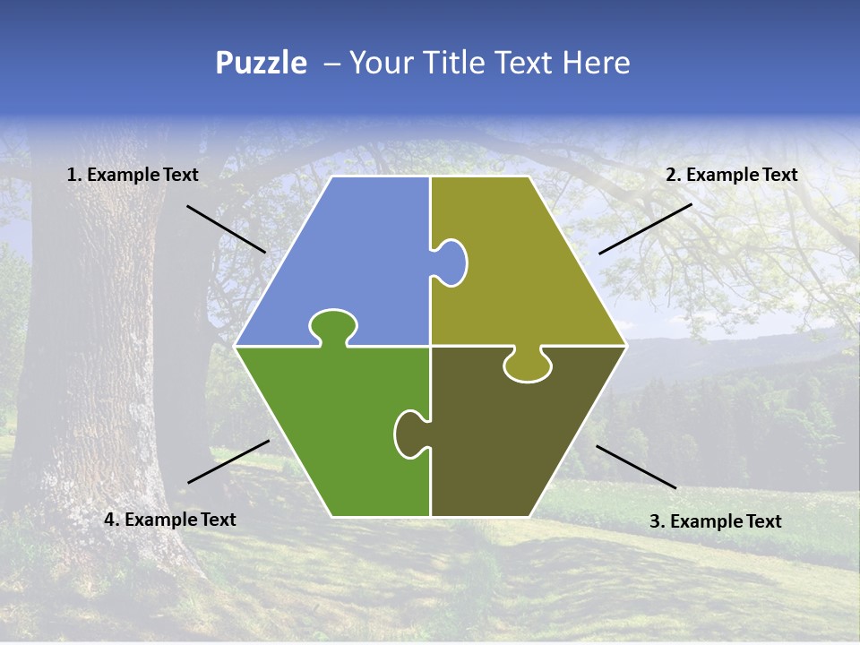 Sumava Mountainous Countryside PowerPoint Template