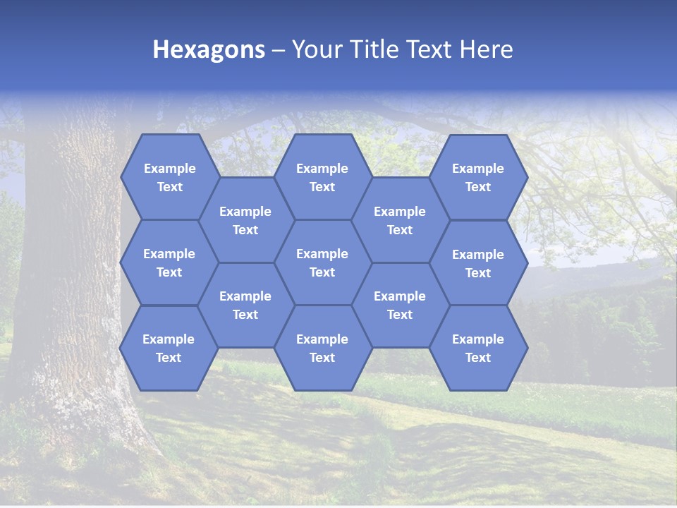 Sumava Mountainous Countryside PowerPoint Template