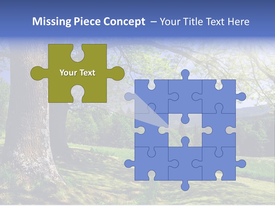 Sumava Mountainous Countryside PowerPoint Template