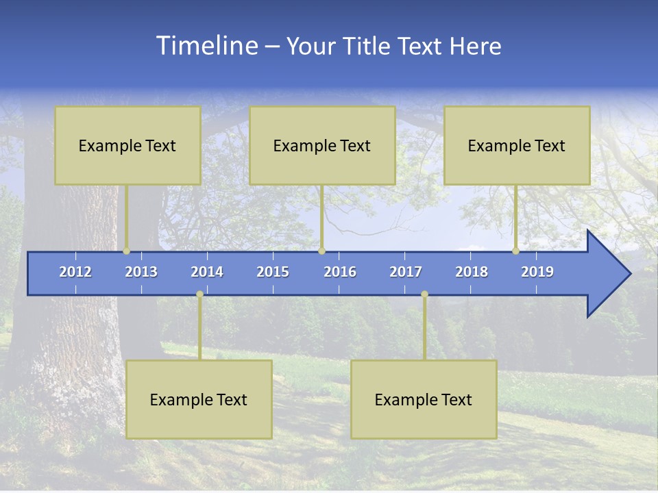 Sumava Mountainous Countryside PowerPoint Template