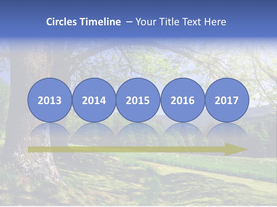 Sumava Mountainous Countryside PowerPoint Template