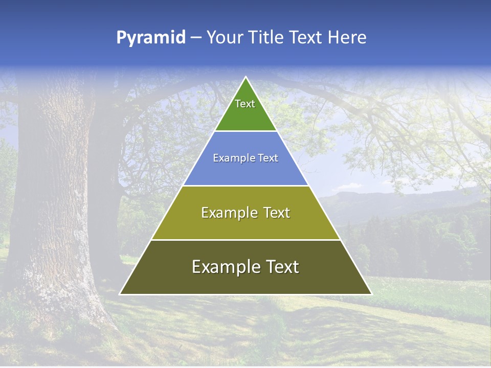 Sumava Mountainous Countryside PowerPoint Template