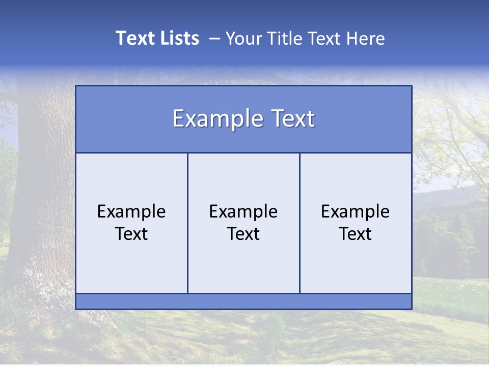 Sumava Mountainous Countryside PowerPoint Template