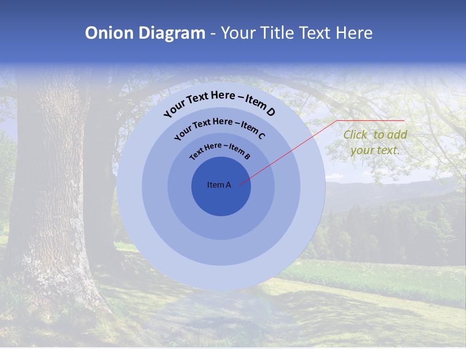 Sumava Mountainous Countryside PowerPoint Template