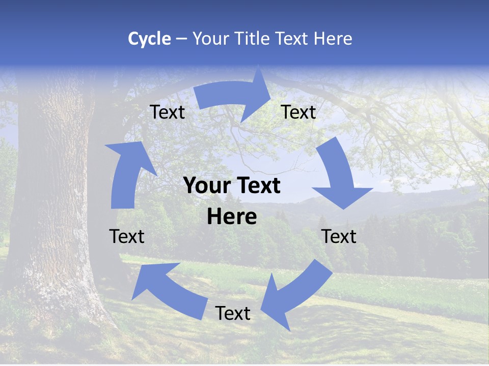 Sumava Mountainous Countryside PowerPoint Template