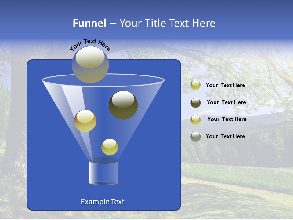 Sumava Mountainous Countryside PowerPoint Template