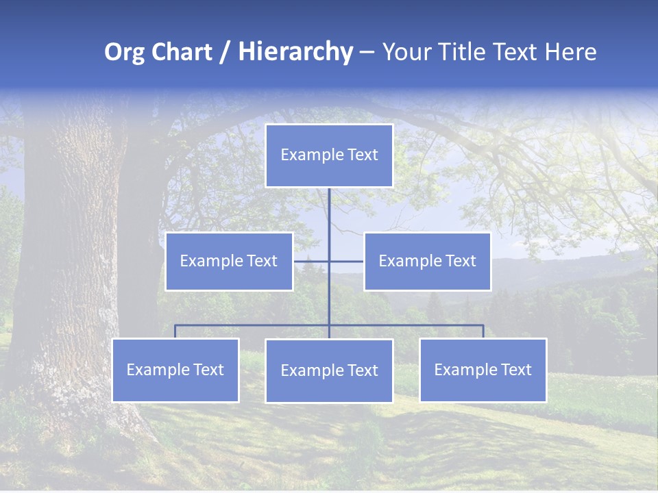 Sumava Mountainous Countryside PowerPoint Template