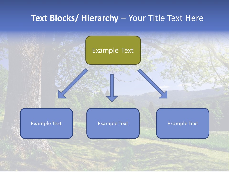 Sumava Mountainous Countryside PowerPoint Template