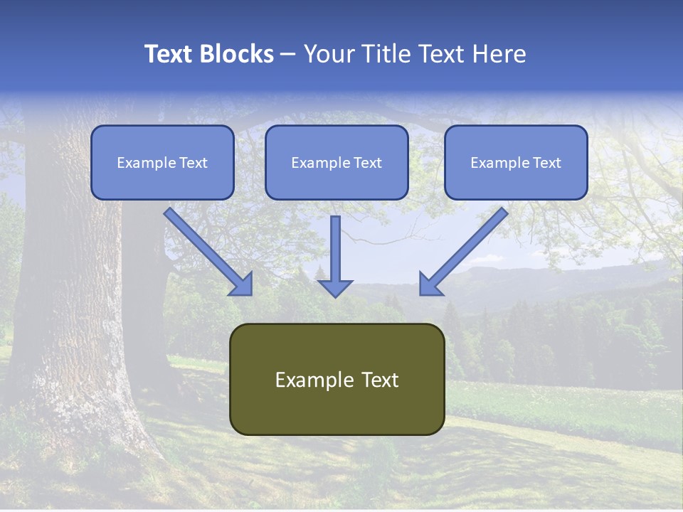 Sumava Mountainous Countryside PowerPoint Template