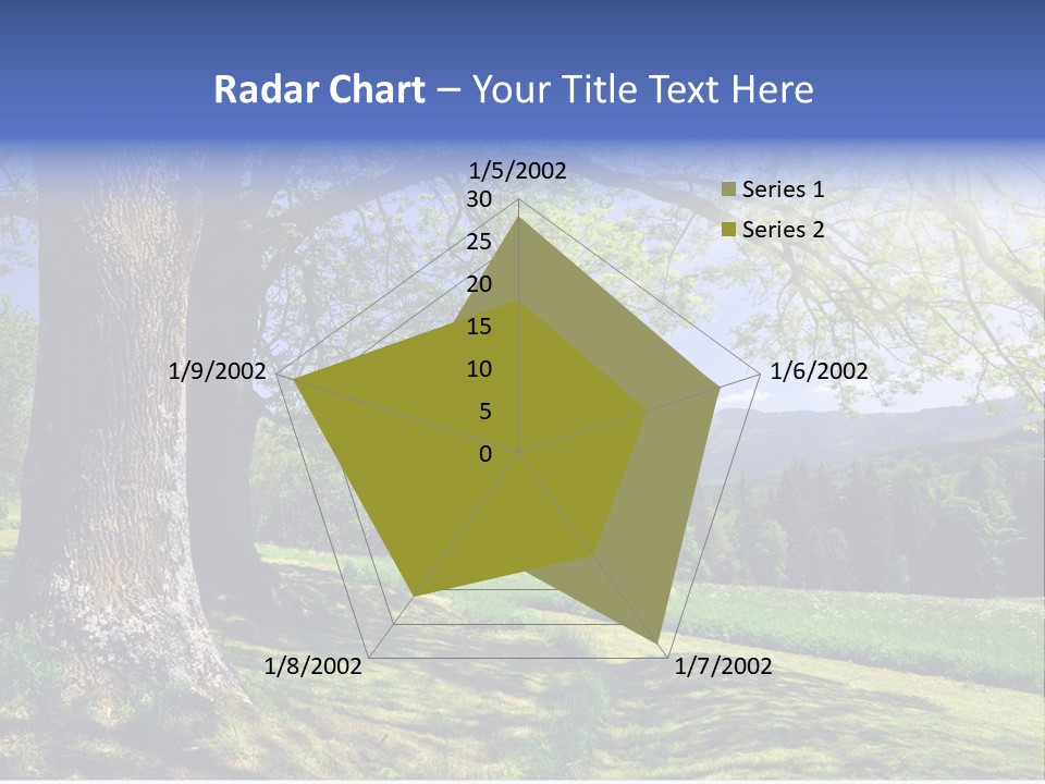 Sumava Mountainous Countryside PowerPoint Template