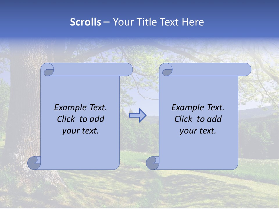 Sumava Mountainous Countryside PowerPoint Template