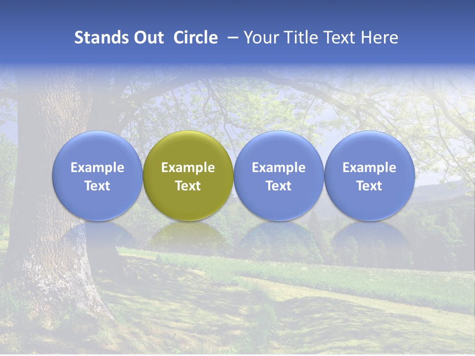 Sumava Mountainous Countryside PowerPoint Template