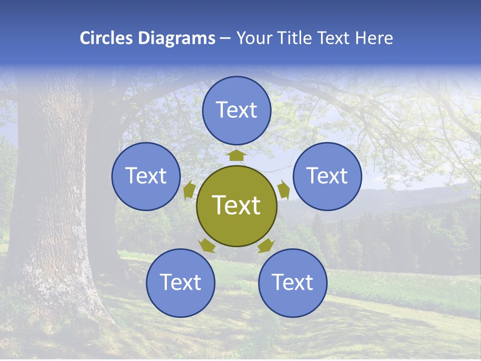 Sumava Mountainous Countryside PowerPoint Template