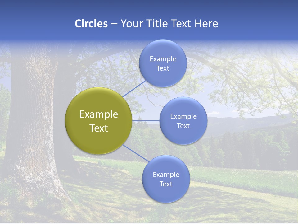 Sumava Mountainous Countryside PowerPoint Template