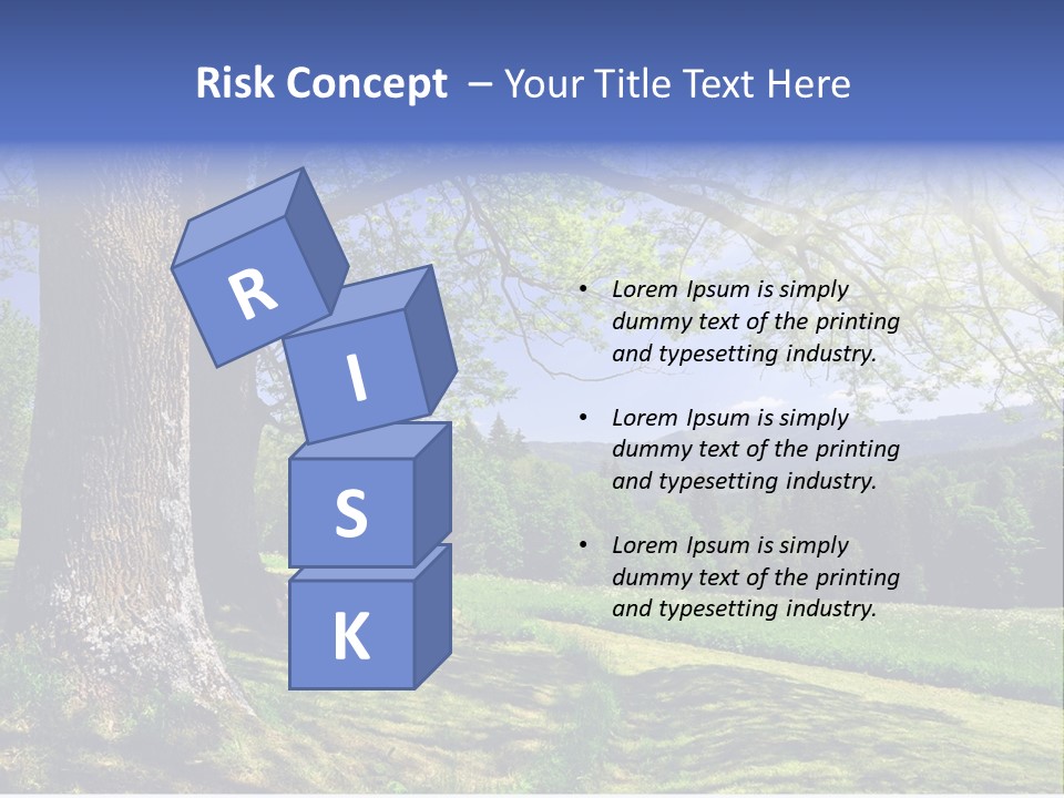 Sumava Mountainous Countryside PowerPoint Template