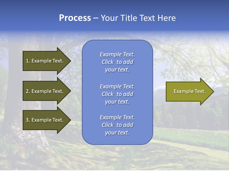 Sumava Mountainous Countryside PowerPoint Template