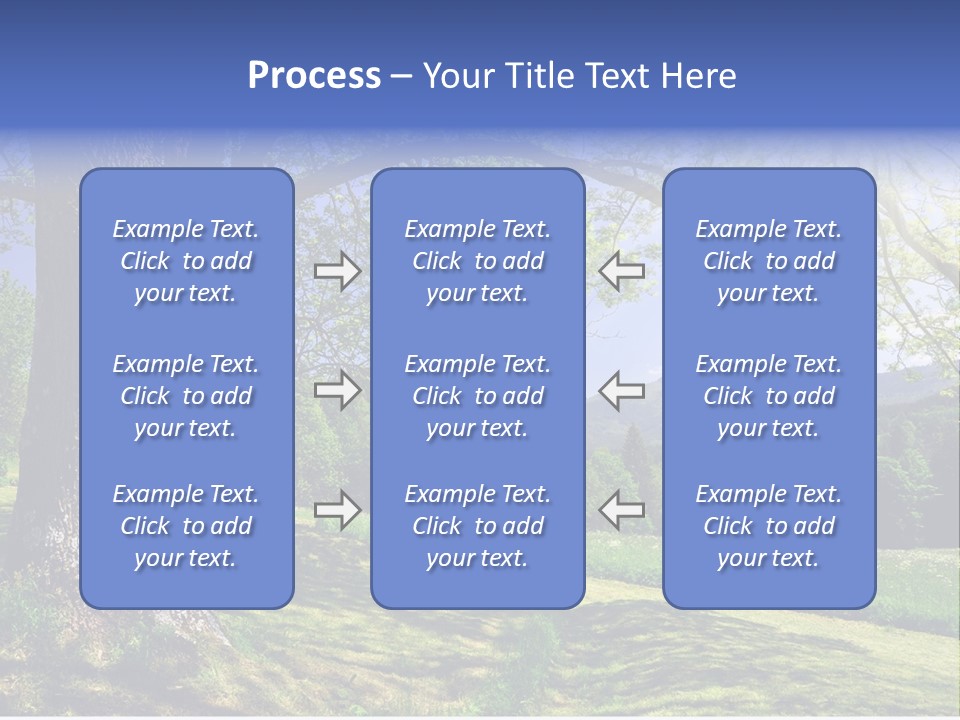 Sumava Mountainous Countryside PowerPoint Template