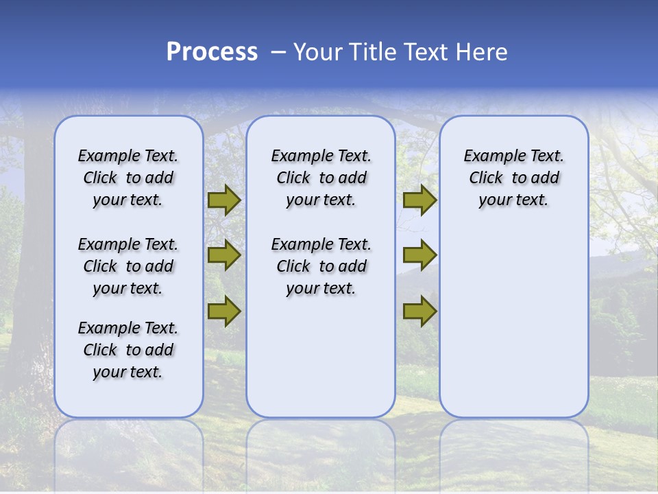 Sumava Mountainous Countryside PowerPoint Template
