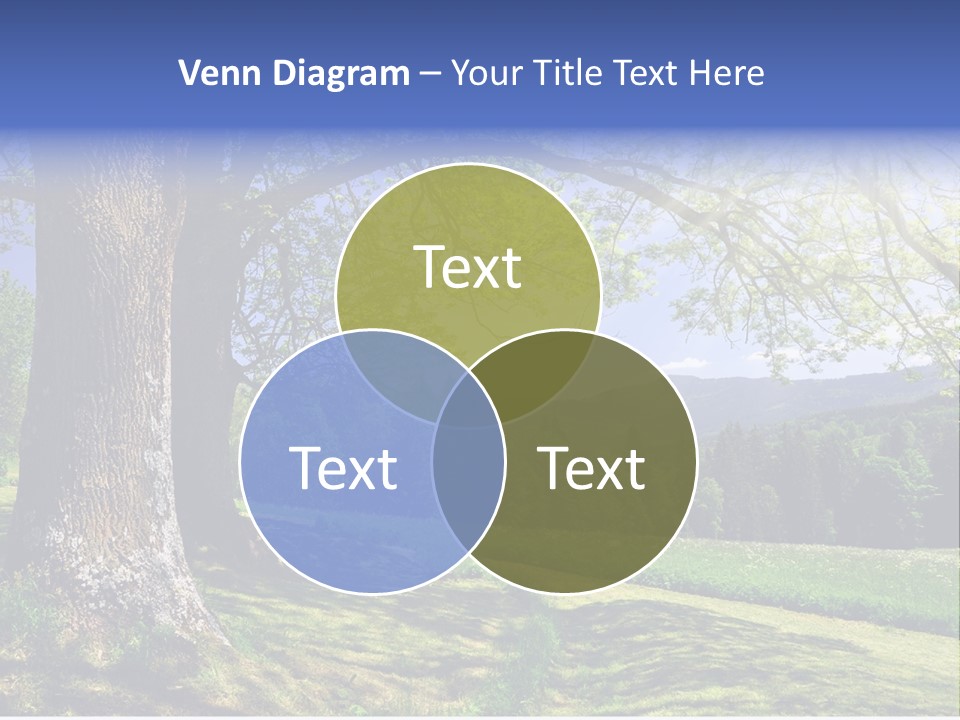 Sumava Mountainous Countryside PowerPoint Template