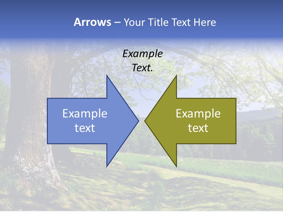 Sumava Mountainous Countryside PowerPoint Template