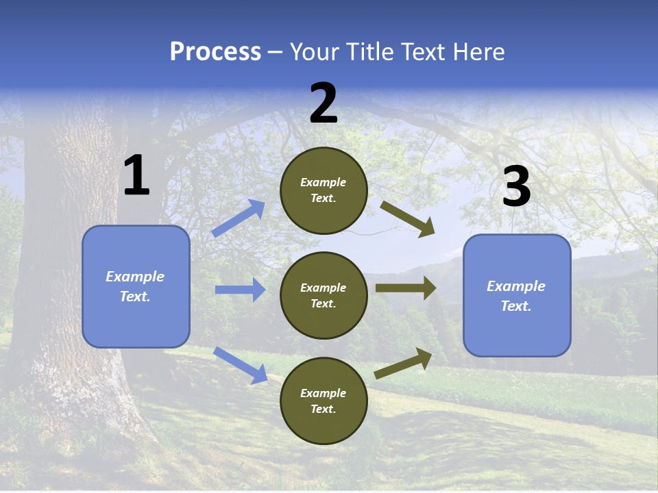 Sumava Mountainous Countryside PowerPoint Template