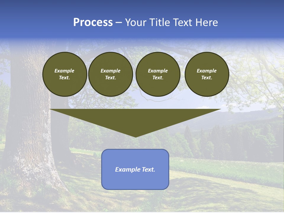 Sumava Mountainous Countryside PowerPoint Template