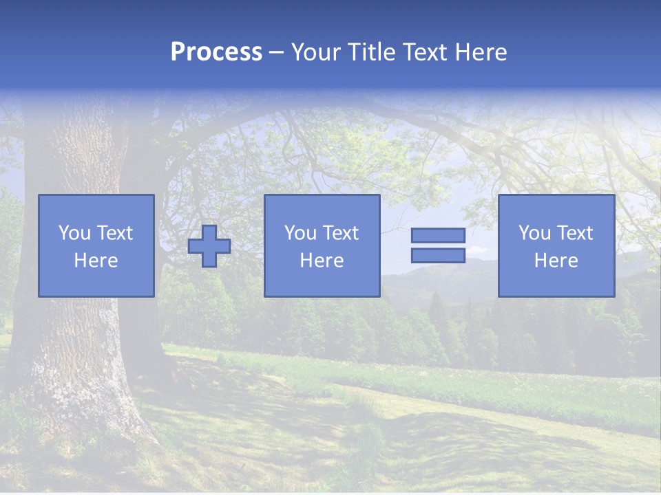 Sumava Mountainous Countryside PowerPoint Template