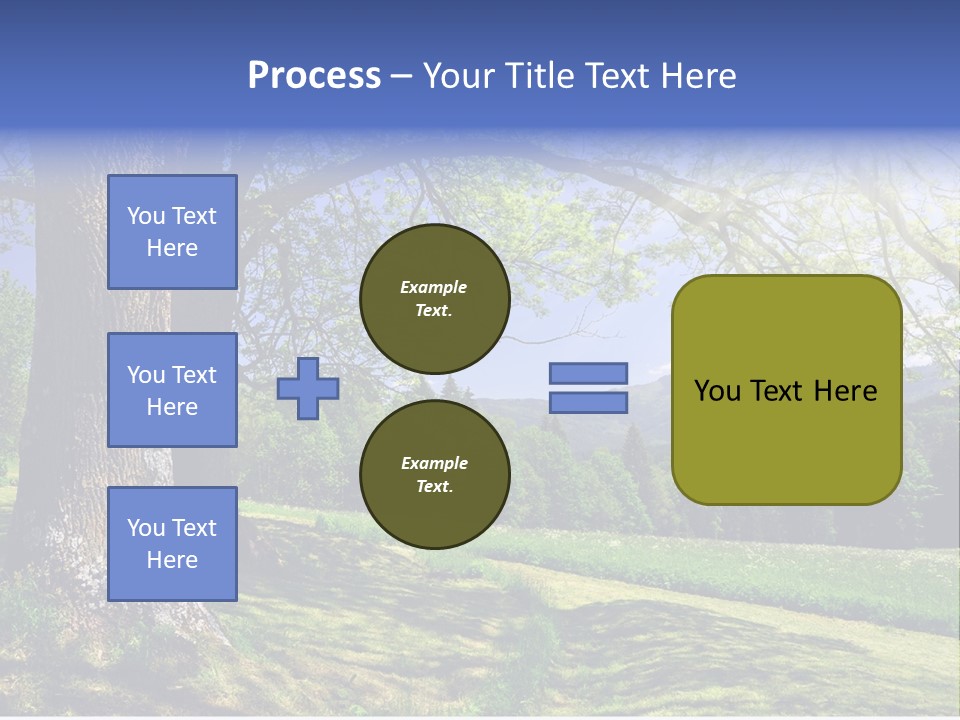 Sumava Mountainous Countryside PowerPoint Template