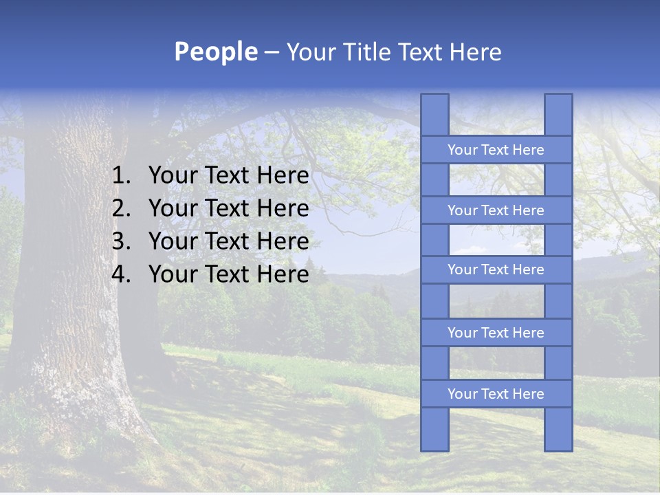 Sumava Mountainous Countryside PowerPoint Template