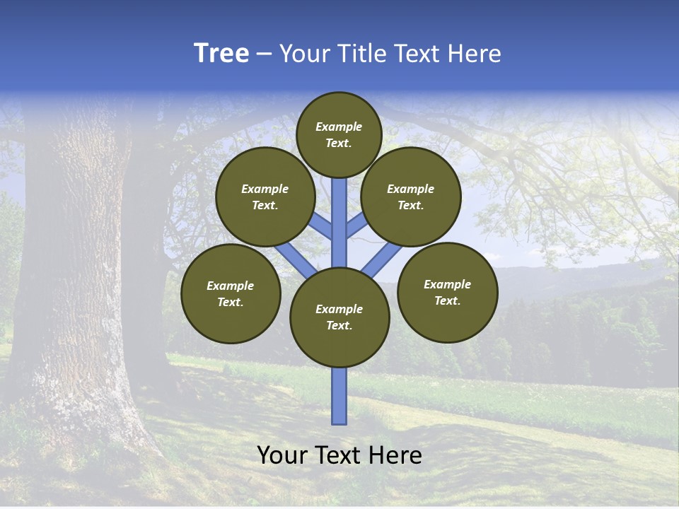 Sumava Mountainous Countryside PowerPoint Template