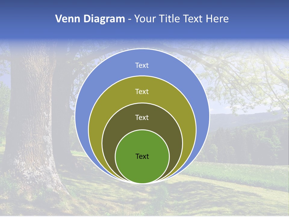 Sumava Mountainous Countryside PowerPoint Template