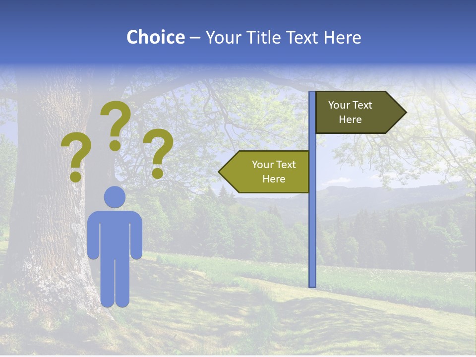 Sumava Mountainous Countryside PowerPoint Template