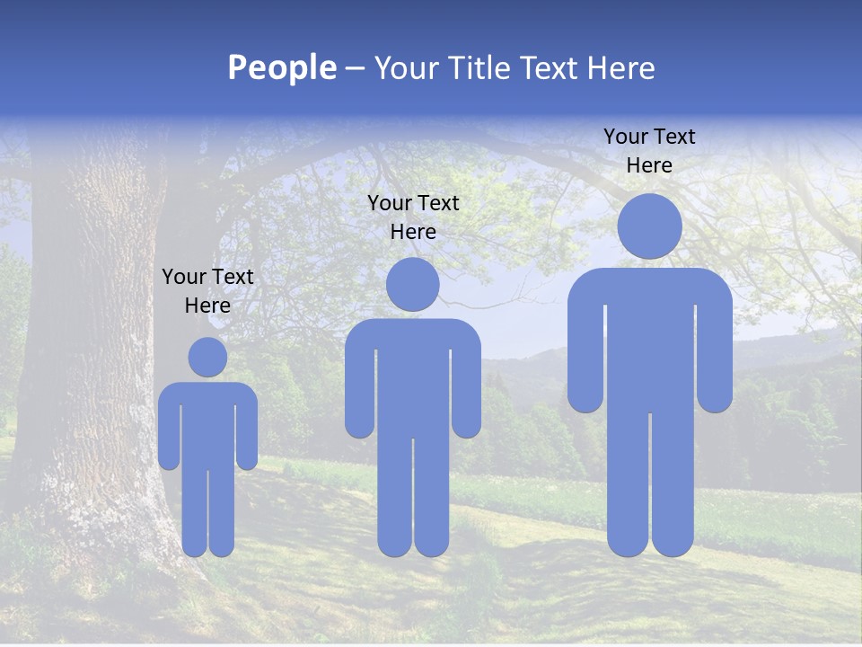 Sumava Mountainous Countryside PowerPoint Template