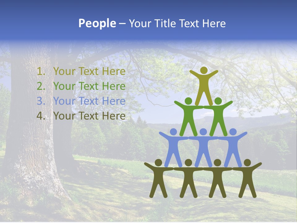 Sumava Mountainous Countryside PowerPoint Template