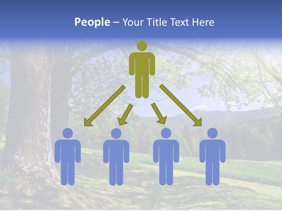 Sumava Mountainous Countryside PowerPoint Template