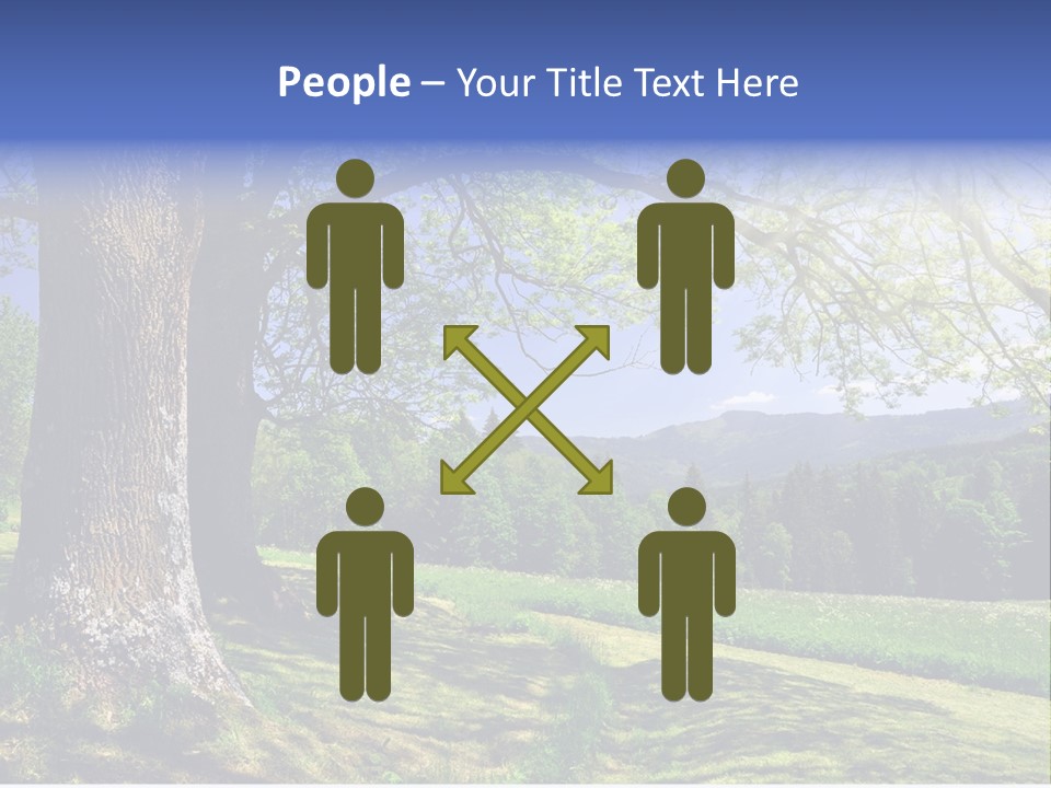 Sumava Mountainous Countryside PowerPoint Template