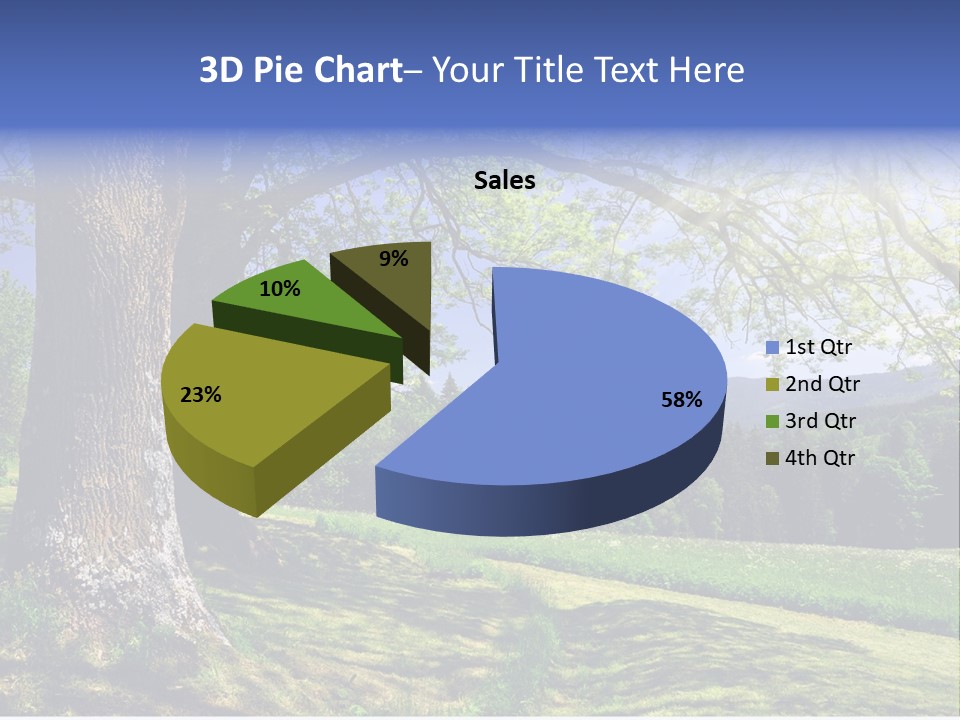 Sumava Mountainous Countryside PowerPoint Template