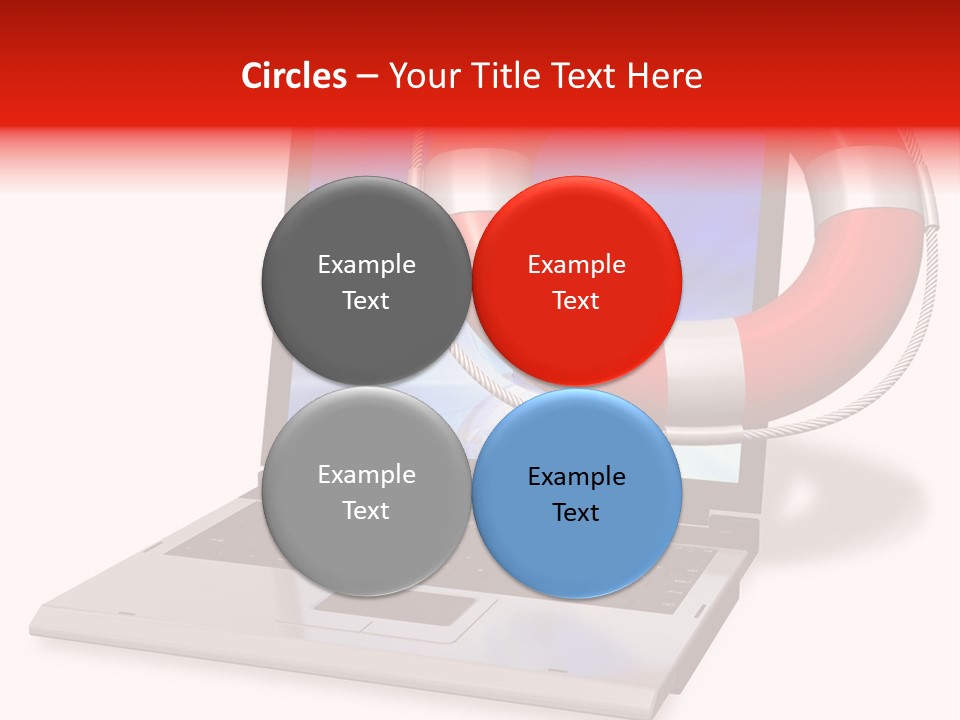 Lifesaver Antivirus Concept PowerPoint Template