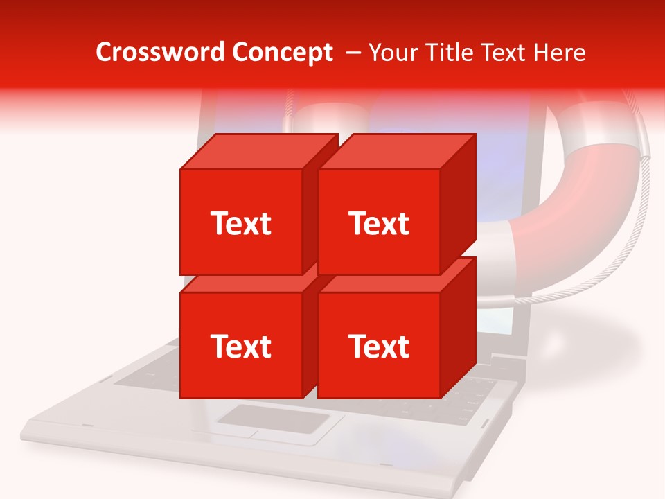 Lifesaver Antivirus Concept PowerPoint Template