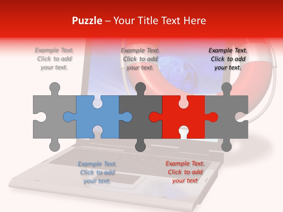 Lifesaver Antivirus Concept PowerPoint Template